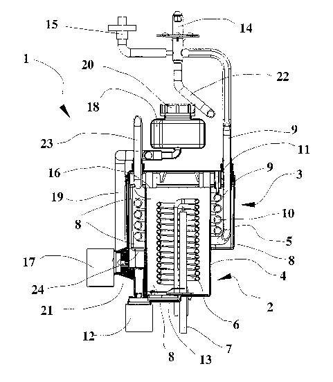 A single figure which represents the drawing illustrating the invention.